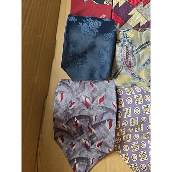 Mixed Lot of 17‎ Men's Neckties Business Casual Dress Wear Variety - Picture 2 of 6